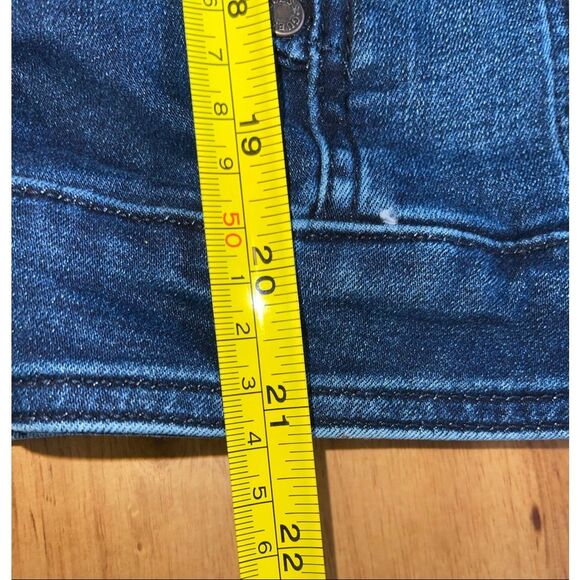 Denim Jacket GUESS Los Angeles Distressed Vintage Size L Cropped Fitted - Picture 5 of 7